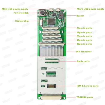 

Free Shipping QK-AK5 Laptop Keyboard Tester Testing Device Machine Tool USB Interface Perfect Working Cable
