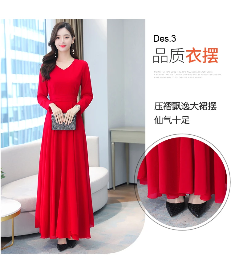 Autumn Winter Vintage Chiffon Boho Midi Dress 2020 4XL Plus Size Sexy Casual Maxi Dresses Women Party Long Sleeve Black Vestidos