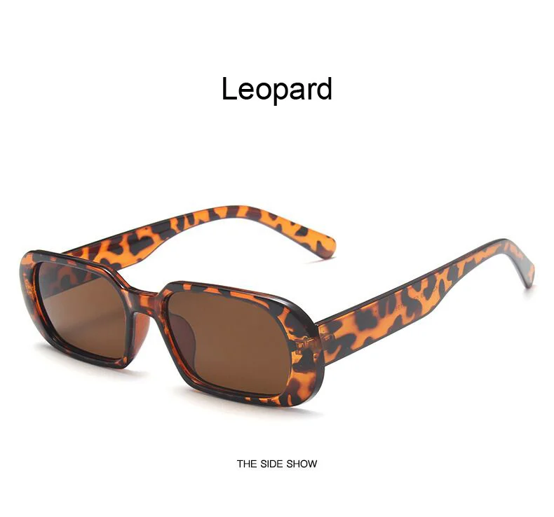 Vintage Square Sunglasses For Women Designer Retro Frame Style_voghion.com