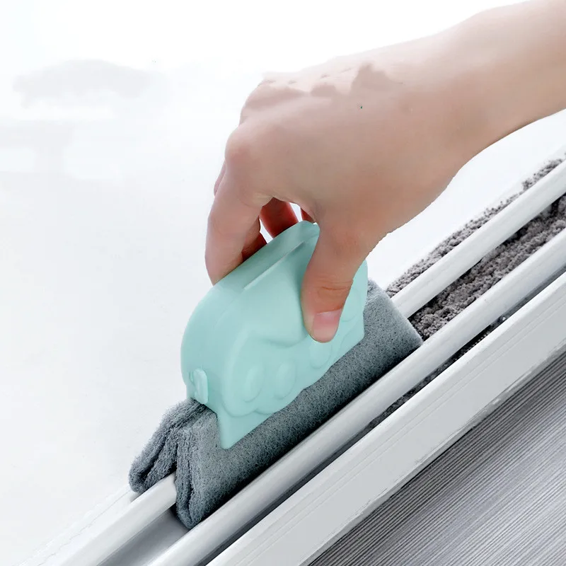 Window Ditch Cleaning Brush Gap Window Ditch Trench Brush Household Window Ditch Bristles Cleaning Tool Kitchen