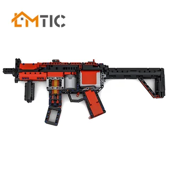 

Pistol Motor Power Gun 29369 MP5 Submachine gun Model Building Blocks Compatible Lepining For Technic city Toys For Children Boy