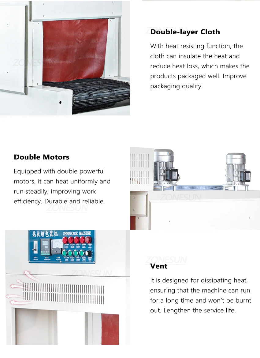 ZONESUN ZS-BSP6040 Automatic Film Heat Shrinking Machine