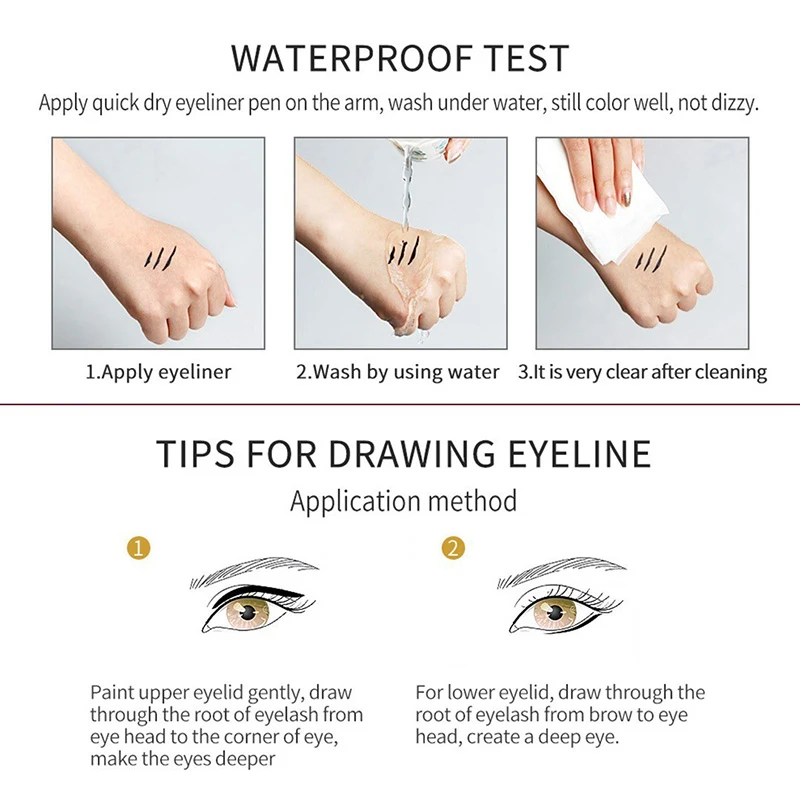 Eye Sexy Colorful Liquid Eyeliner Pen Tint Waterproof Liquid Eye Liner Brown Long Lasting Makeup Cosmetics Smooth Pencil TSLM2 Eye Sexy Colorful Liquid Eyeliner Pen Tint Waterproof Liquid Eye Liner Brown Long Lasting Makeup Cosmetics Smooth Pencil TSLM2