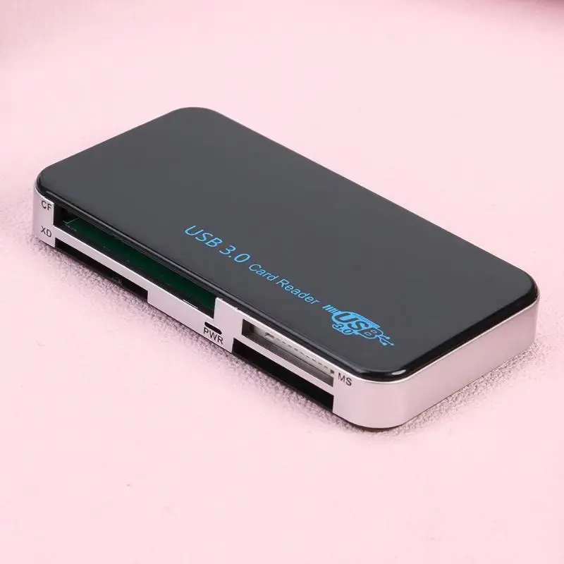 

USB 3.0 Card Reader Multi Memory Card Reader Card Adapter for TF M2 CF XD MS 6-in-1 Integrated Design Convenient and Practical