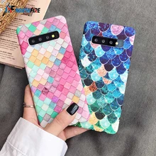 NORTHFIRE 魚スケールサムスンギャラクシー S10 プラス/S9/S8/S7 エッジ注 9/10 プロ a5/A7/A8/A9 バックカバー Coque Fundas(China)