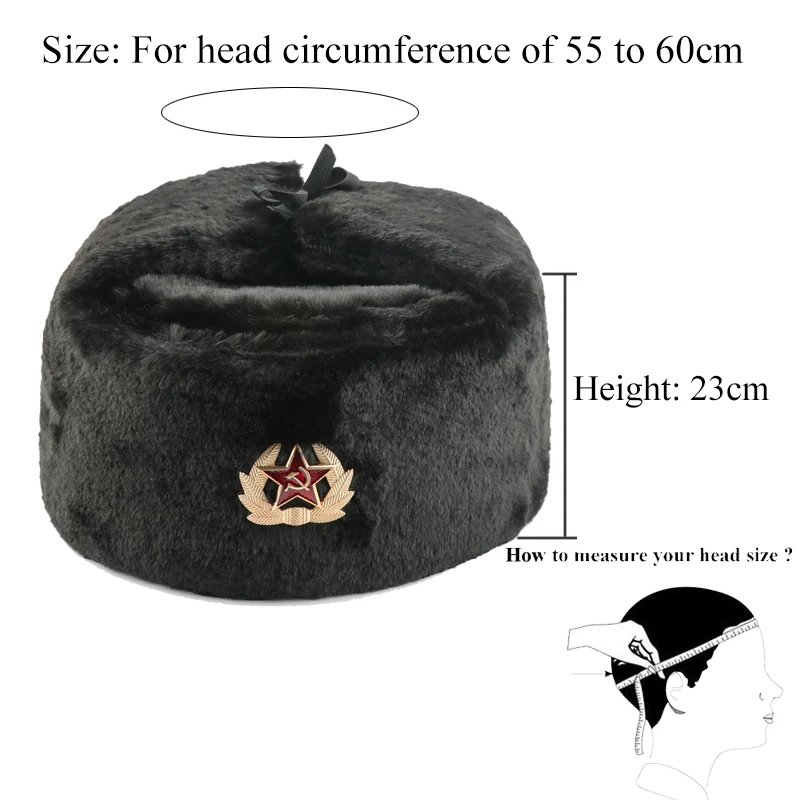 Russia Ushanka Soviet Army Kgb Fur 