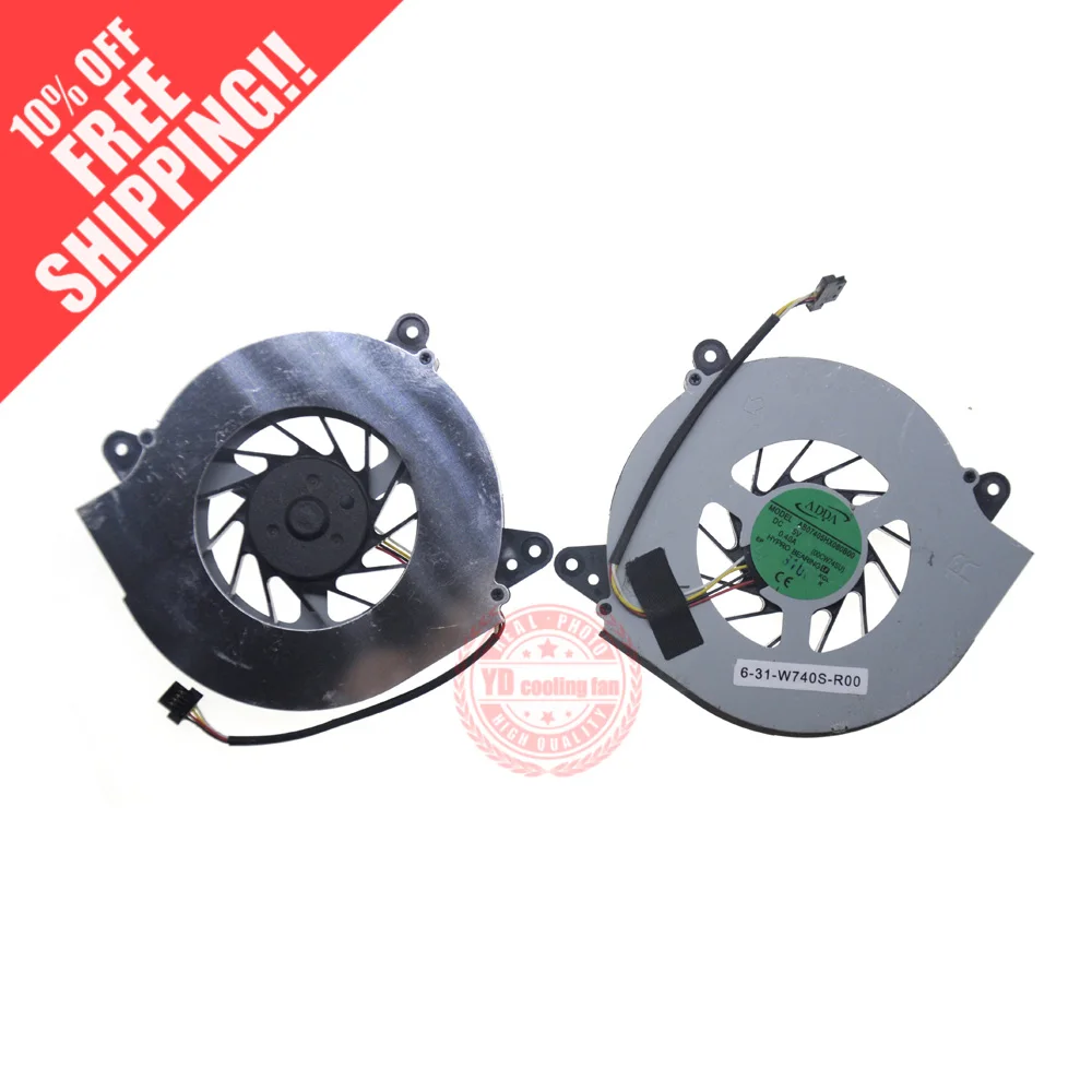 AB07405HX080B00 для Clevo W740SU X411 6 31 W740S R00 вентилятор ноутбука