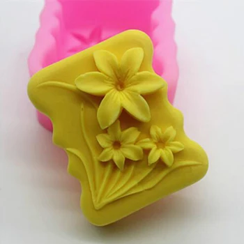 

3D Flower Silicone Molds Fondant Craft Cake Candy Chocolate Ice Pastry Baking Tool Mould Handmade Sope Mold