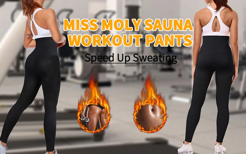 tummy tucker Sweat Sauna Pants Body Shaper for Weight Loss Slimming Shapewear Women Waist Trainer Tummy Control Thermo Sweat Leggings Fitness shapewear bodysuit