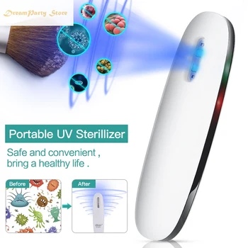 

Home Office Travel Ultraviolet Portable Disinfection Lamp Battery UV Sterilization Lamp Household Handheld Light