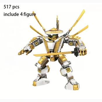 

2020 NEW NINJA Legacy Golden Mech Titan Robot Block Set Brick Classic Movie Model Toy Gift