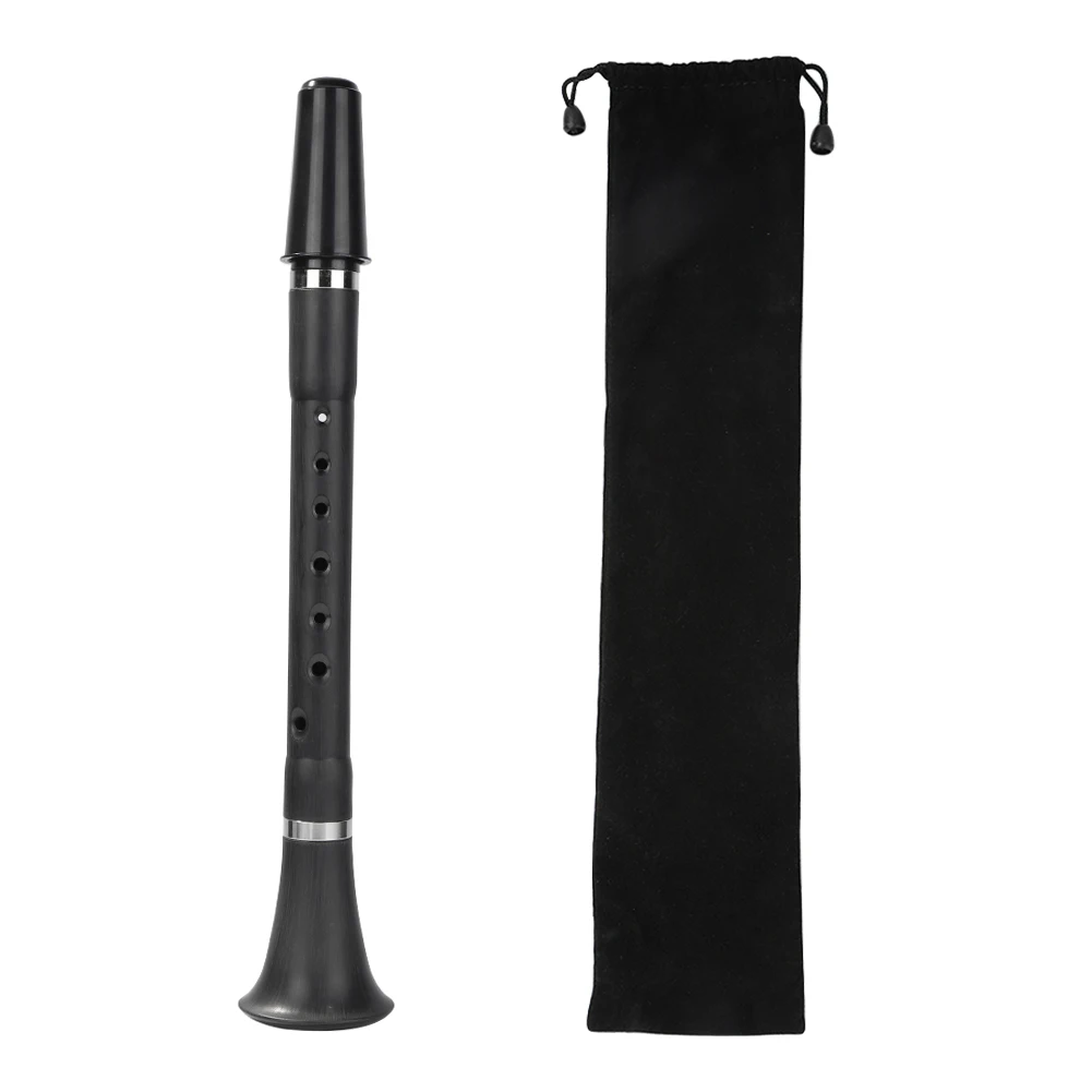 Lasamot Black B Flat Bb Clarinet Woodwind Instrument for Beginners with Carry Case g-loves Cleaning Cloth Mini Screwdriver Reed Case 