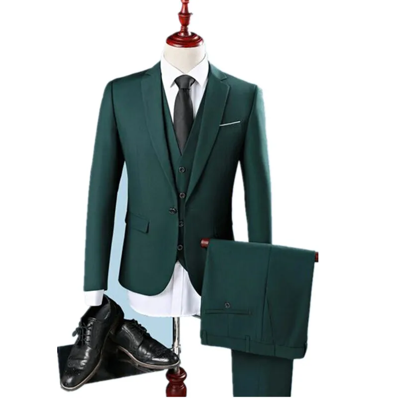 Slim Fit смокинг для жениха на одной пуговице дружки Best человек вечерние Для Мужчин