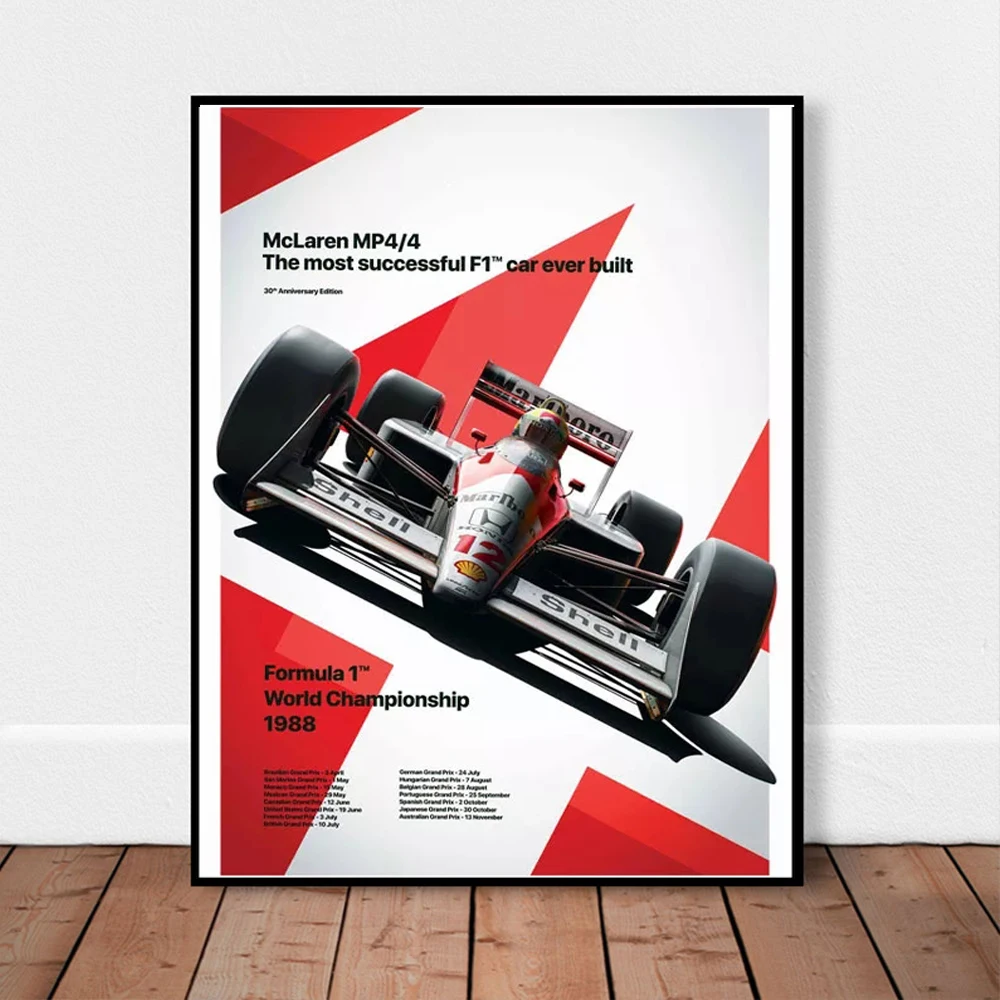 Ayrton Senna Limited Edition Print. Ayrton Senna Wall Art, Formula 1