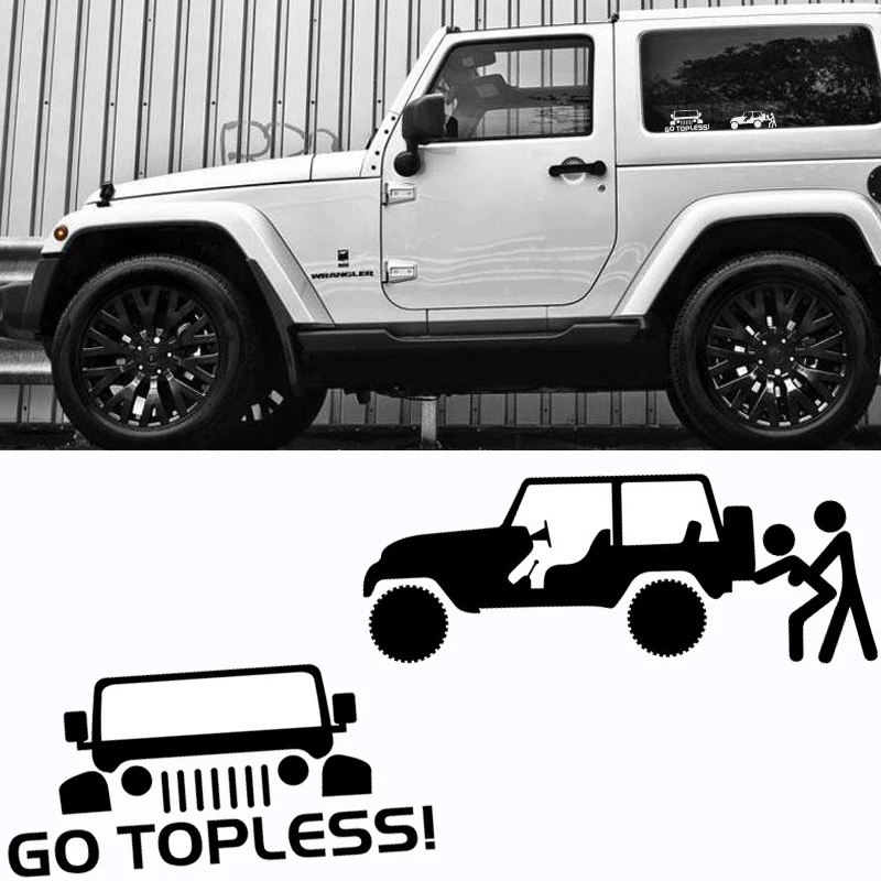 JEEP Wrangler Vinyl Decal Sticker Cherokee Compass Renegade Rubicon