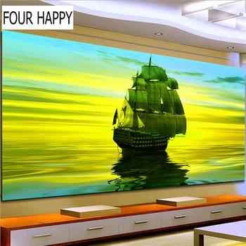 

DIY 5D Diamond Painting Kit, Full Diamond Embroidery Rhinestone Cross Stitch Arts Craft Supply for Home Wall Decor