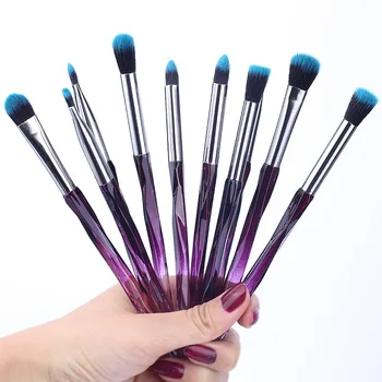

10pcs Makeup Brushes Professional Natural Eyebrows Set Of Blush Powder Tool Sponge docolor Eyeliner Kit Natural Soft Powder