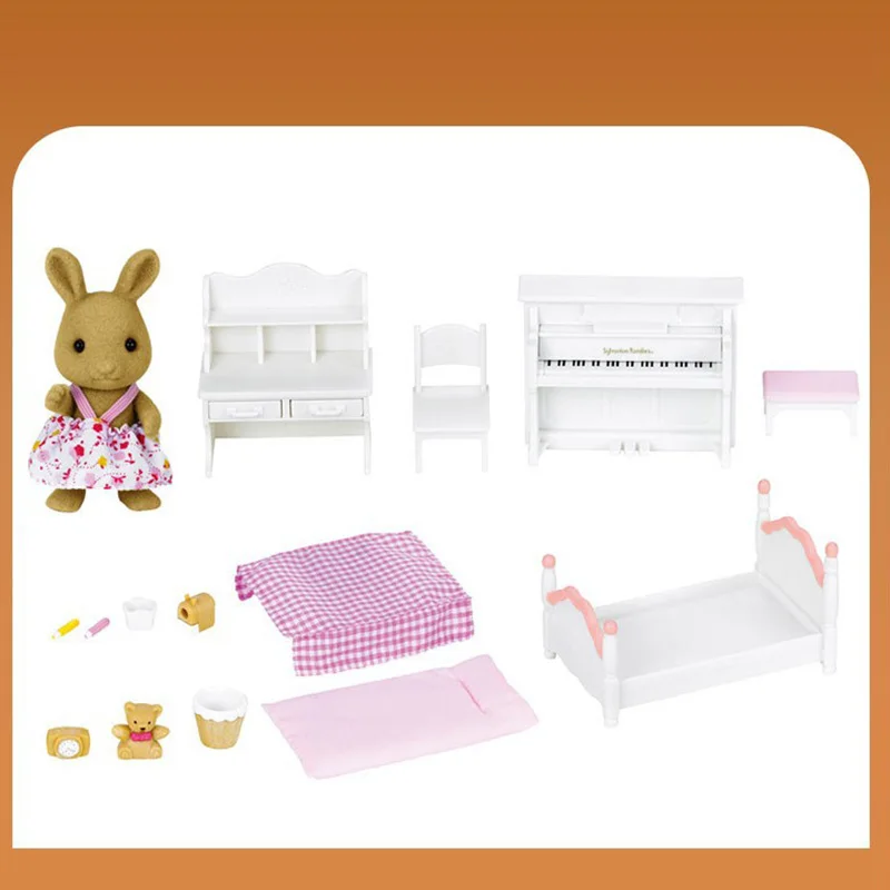 Sylvanian Families игрушка Sylvanian Families m2 набор для комнаты для девочек игровой дом модель мебель аксессуары