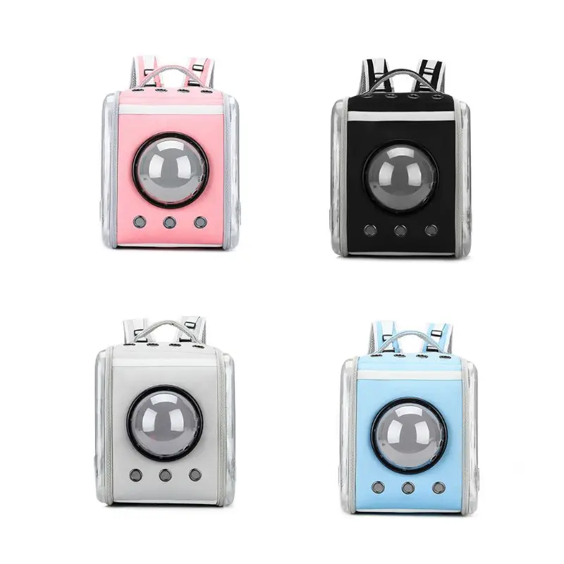 

Astronaut Capsule Breathable Pet Cat Puppy Space Backpack Carrier Bags for Travel Hiking Outdoor Use