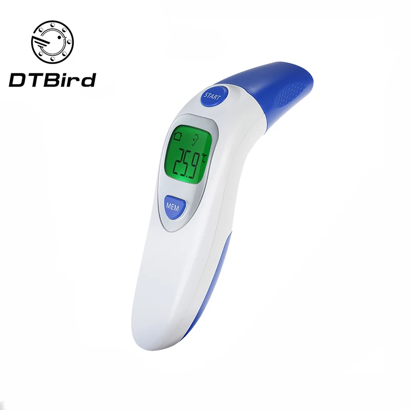 Baby Termometro Digital IR LCD Infrared Dual Mode Adult Forehead Body Ear Thermometer Measurement With Alarm Function Accurately