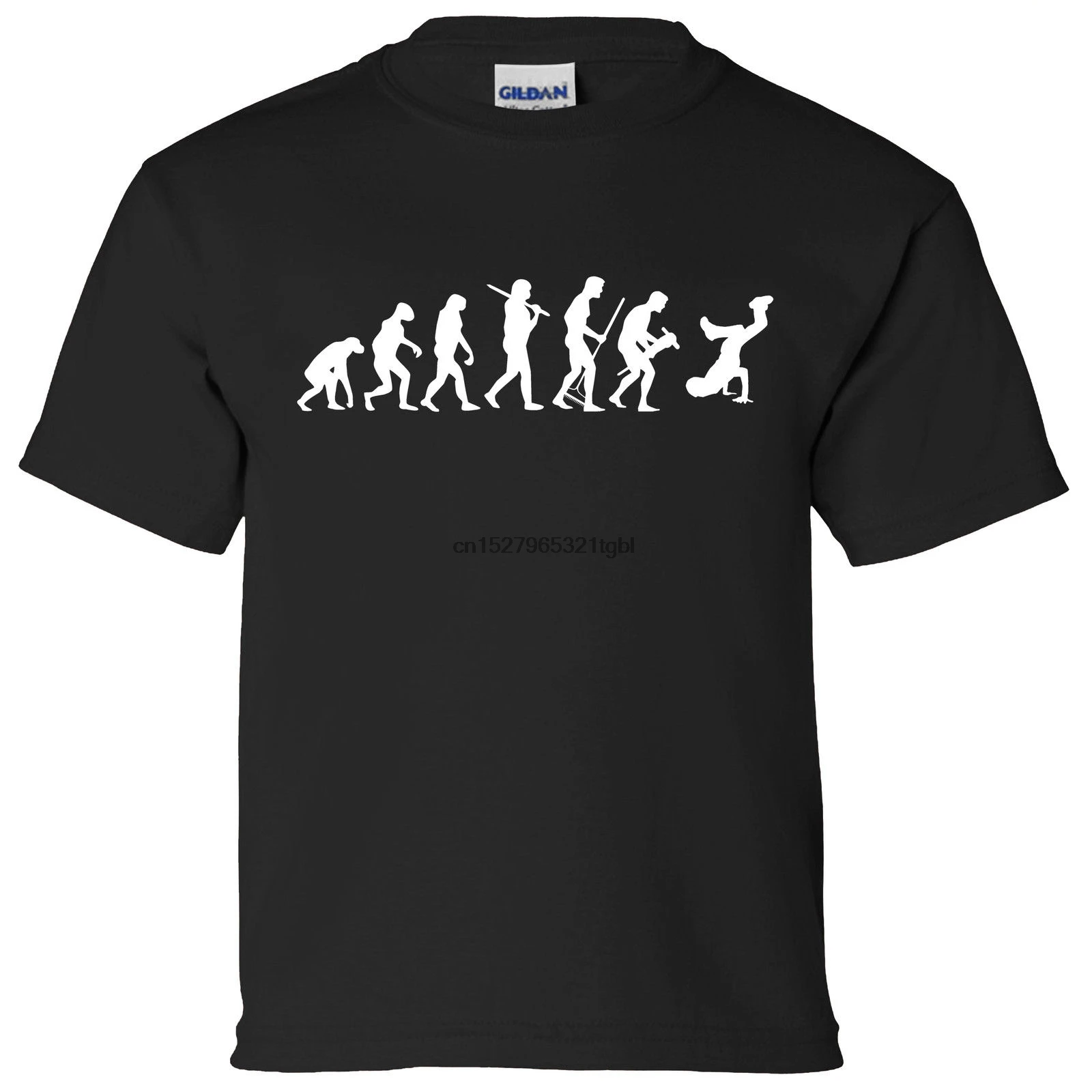 Футболка мужская с надписью EVOLUTION OF BREAK DANCE модная тенниска в стиле хип-хоп для