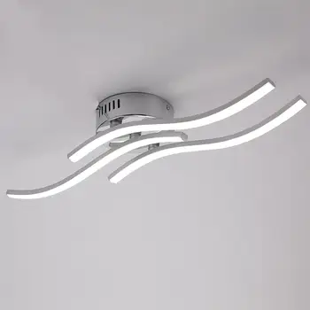 

Ceiling Lamp Triple Line Wave Shape No Flashing Decoration Light