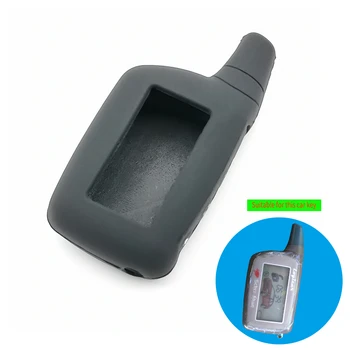 

High Quality Silicone Russian Version Car Alarm System Cover For Scher-Khan Logic A B LCD Two Way Remote Case Cover