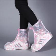 1 пара водонепроницаемых чехлов для обуви из ПВХ; Многоразовые утолщенные непромокаемые сапоги унисекс с нескользящей подошвой; комплект непромокаемых сапог для рыбалки