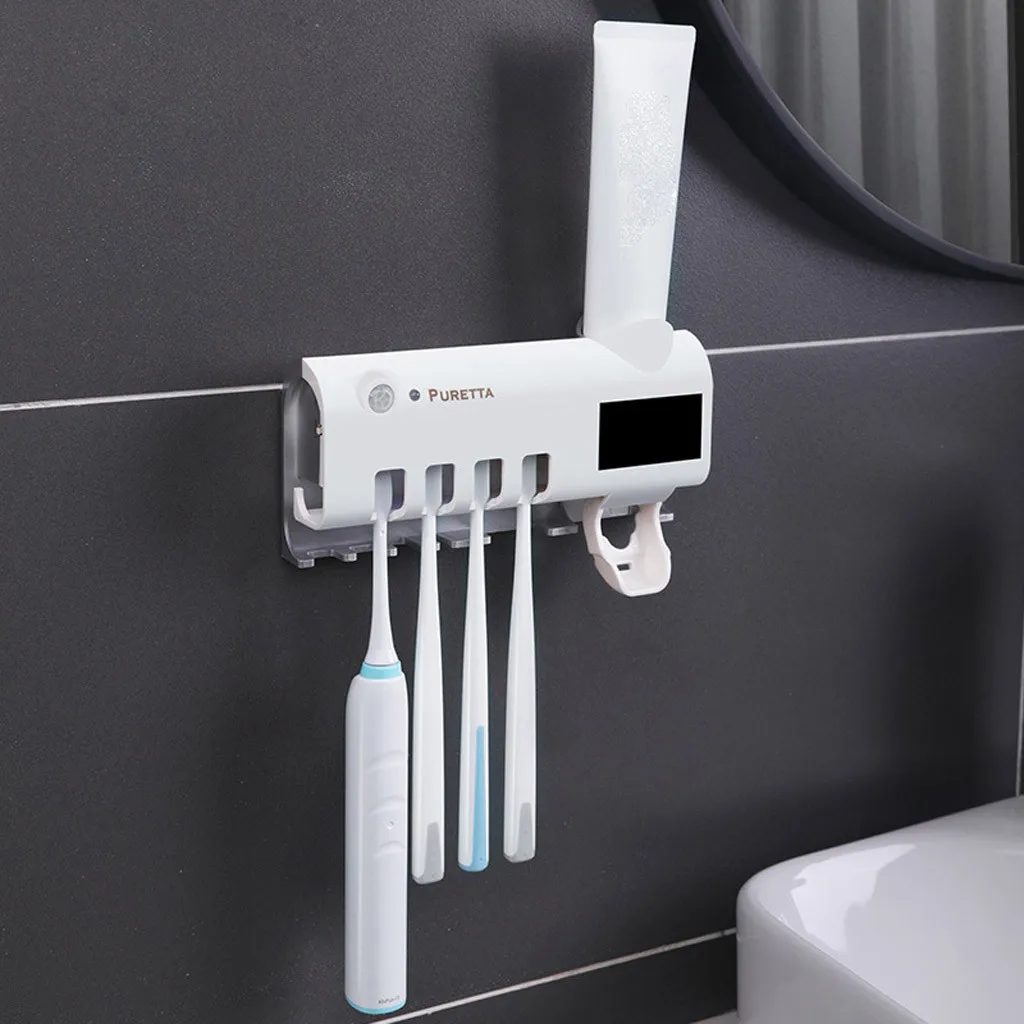 

best selling 2019 products Solar Energy No Need To Charge UV Toothbrush Disinfectant Cleaning Agent Storage home decoration