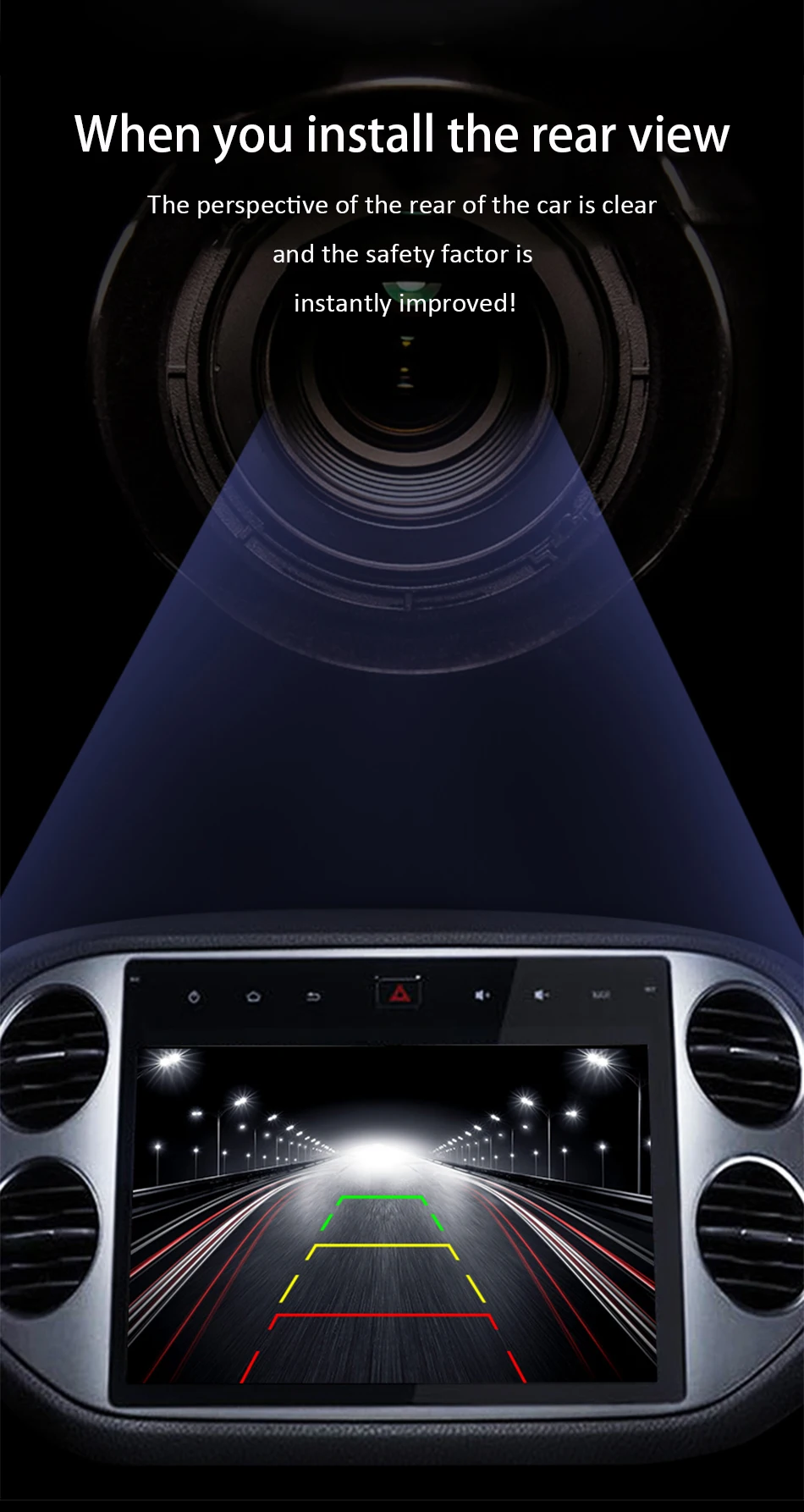 Caméra de recul étanche IP68