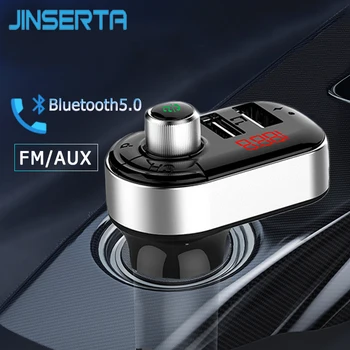 

Handsfree Bluetooth 5.0 FM Transmitter Modulator Car Charger 3.1A Dual USB Adapter Car MP3 Player Wireless Audio Receiver