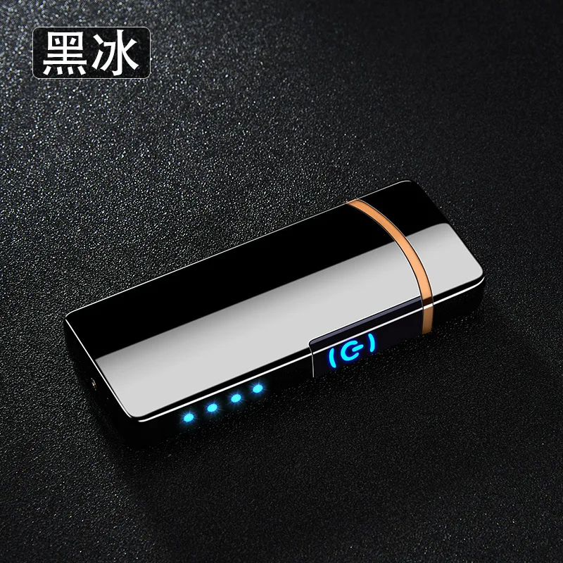 Двойная дуга сенсорная Индукционная Зажигалка плазменная usb зарядка ветрозащитная беспламенная Зажигалка электронная сигарета зажигалка импульсная - Цвет: 4