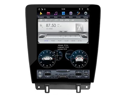 AVGOTOP Android 8,1 Tesla сенсорный монитор автомобильный DVD плеер с Gps для FORD MUSTANG 2009-2012 ips Экран 6-core, 4 Гб+ 32 ГБ