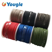 Паракорд YOUGLE 2 мм 3 нити фута 50 м парашютный шнур уличная походная