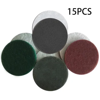 

15x Set Scouring Pads Polisher Rust Polishing Deburring Cleaning Sander Parts