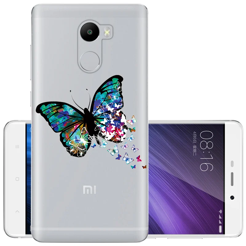 CROWNPRO Мягкий ТПУ для 16 Гб Xiaomi Redmi 4 чехол силиконовый чехол для телефона защитный чехол для Redmi 4 чехол s - Цвет: WCD