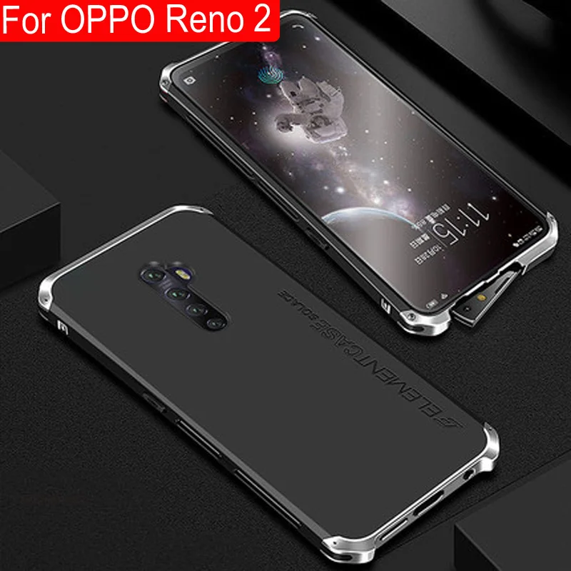 Металлическая рамка для OPPO Reno 2 тонкий жесткий алюминиевый Гибридный корпус