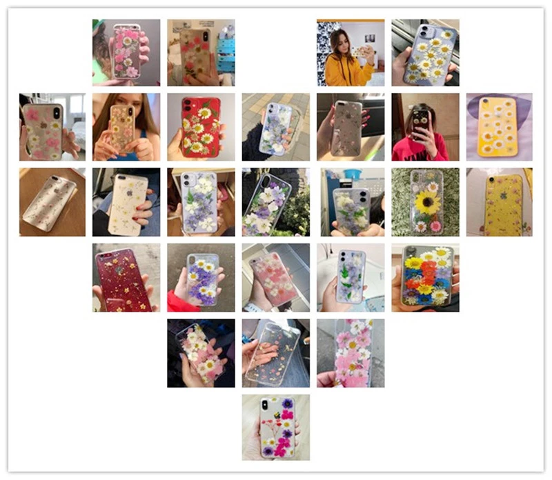 Lovely Buyer Show Of Tfshining Real Dried Flowers Phone case