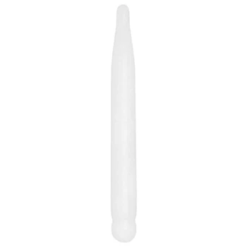 

Acupuncture Pen - Massager Jade Roller Natural White Jade Roller Face Care Tool Stone Acupuncture Therapy Point Massage Stick Pe