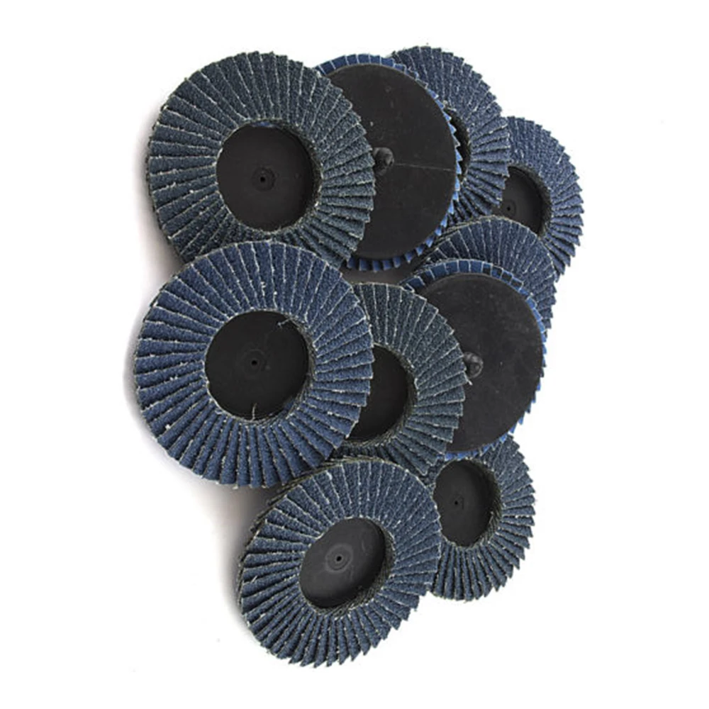 10pcs Flap Sanding Discs Steel Polishing Grinding Sander Parts Pain Rust Removal