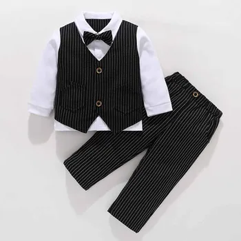 

Wedding Boys Suits Set Formal Kids Blazer Toddler Boy Suits Best Design Suit for Boy Costume Baby Boy Outfits Children Clothes