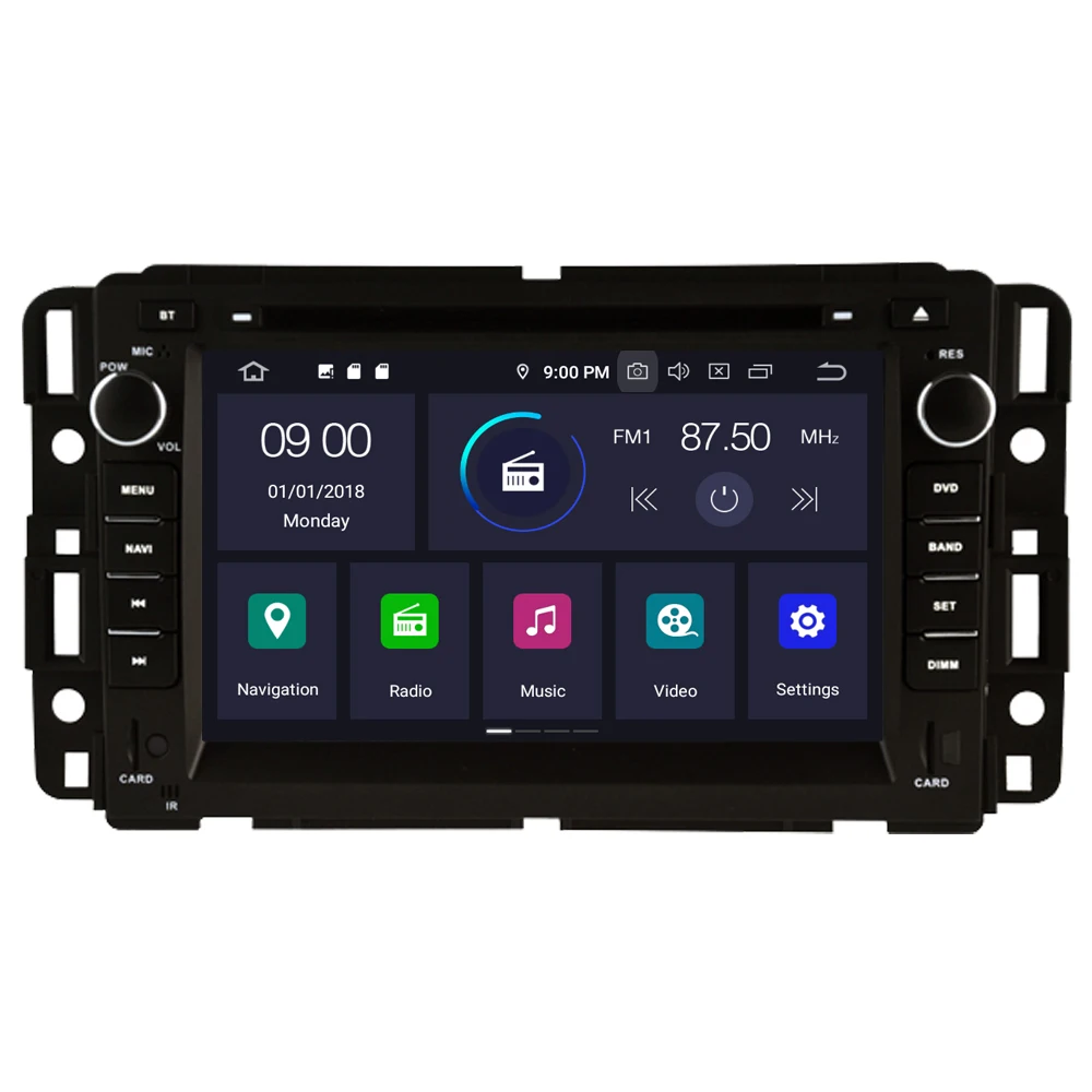 Perfect Car Multimedia Player For GMC Yukon XL Denali Acadia Sierra Outlook Vue Tahoe Android 9.0 4G+64G Radio Stereo DVD GPS Navigation 2 Perfect Car Multimedia Player For GMC Yukon XL Denali Acadia Sierra Outlook Vue Tahoe Android 9.0 4G+64G Radio Stereo DVD GPS Navigation 2