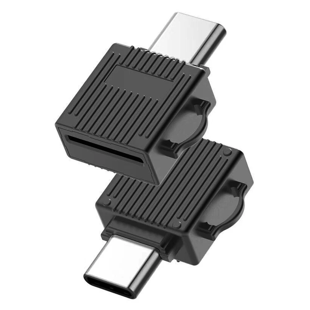 Черный Цинковый сплав USB 3,1 type C USB-C OTG адаптер Micro SD TF считыватель карт памяти для Macbook huawei P30 Galaxy Note 7 - Цвет: Черный