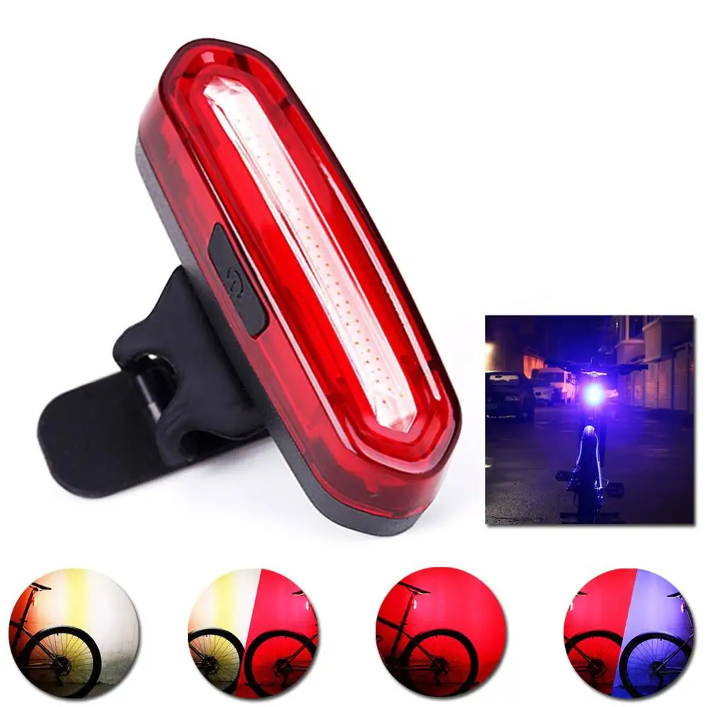 

Bike Taillight Waterproof Riding Rear light Led Usb Chargeable Mountain Bike Cycling Light Tail-lamp Bicycle Light Dropshipping
