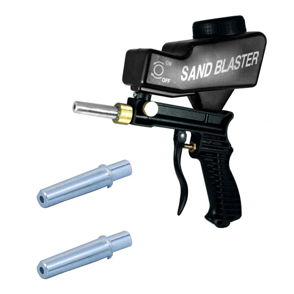 

Miniature Portable Rustproof Gun Pneumatic Gravity Sandblasting Set Rust Blasting Device Small Sand Blasting Machine With Nozzle