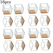 

8/16PCS Chair Leg Cap Feet Pads Furniture Table Feet Cover Non-slip Wear-Resistant Floor Protector Drawer & Shelf Liners