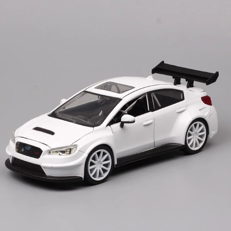 Jada 1/24 Scale 2016 Mr. Little Nobody's Subaru Impreza WRX STI Rally Car Diecast Vehicles Metal Model Fast & Furious White Toys jada 1 24 scale metal alloy for ford escort fast 8 car model diecast vehicles toys for colletion