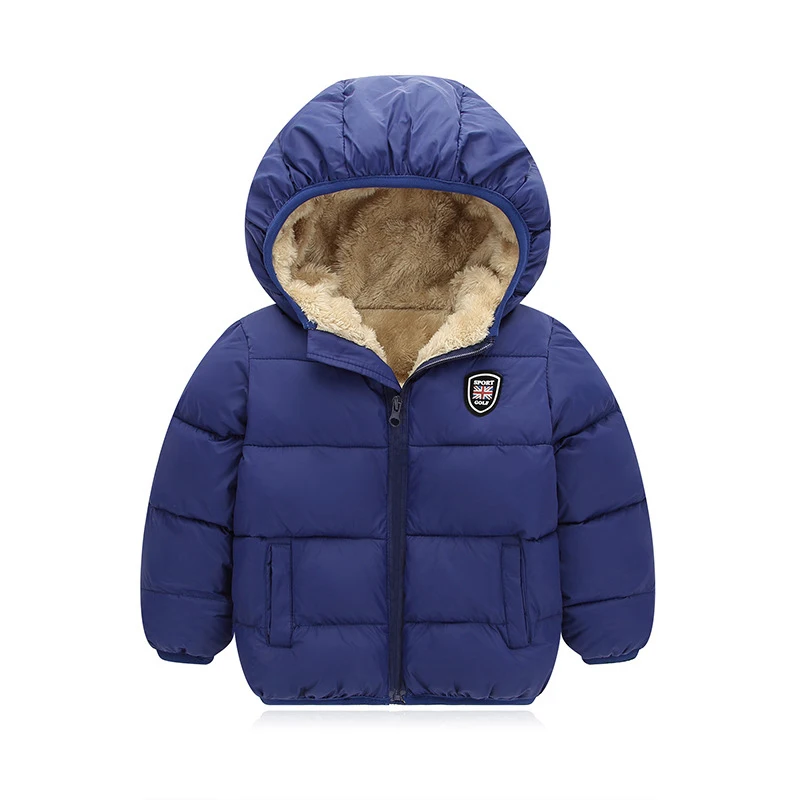 

Winter Jacket Children's Clothing for Boys Girls Baby Clothes New Polyester Thicken Top Jacket Toddler Kids Clothes Hooded Coat
