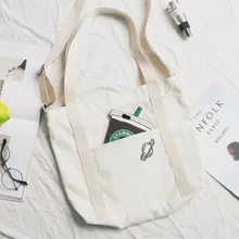 Напрямую от производителя, распродажа, новая стильная Холщовая Сумка, женская сумка на плечо, простая универсальная сумка на плечо, Южная Корея, INS, Студенческая ткань