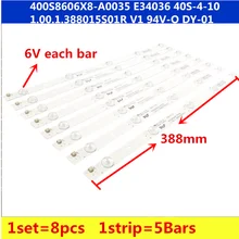 8 шт./лот Philco 4" ТВ светодиодная подсветка бара 400S8606X8-A0035 E34036 40S-4-10 1.00.1.388015S01R V1 94V-O DY-01